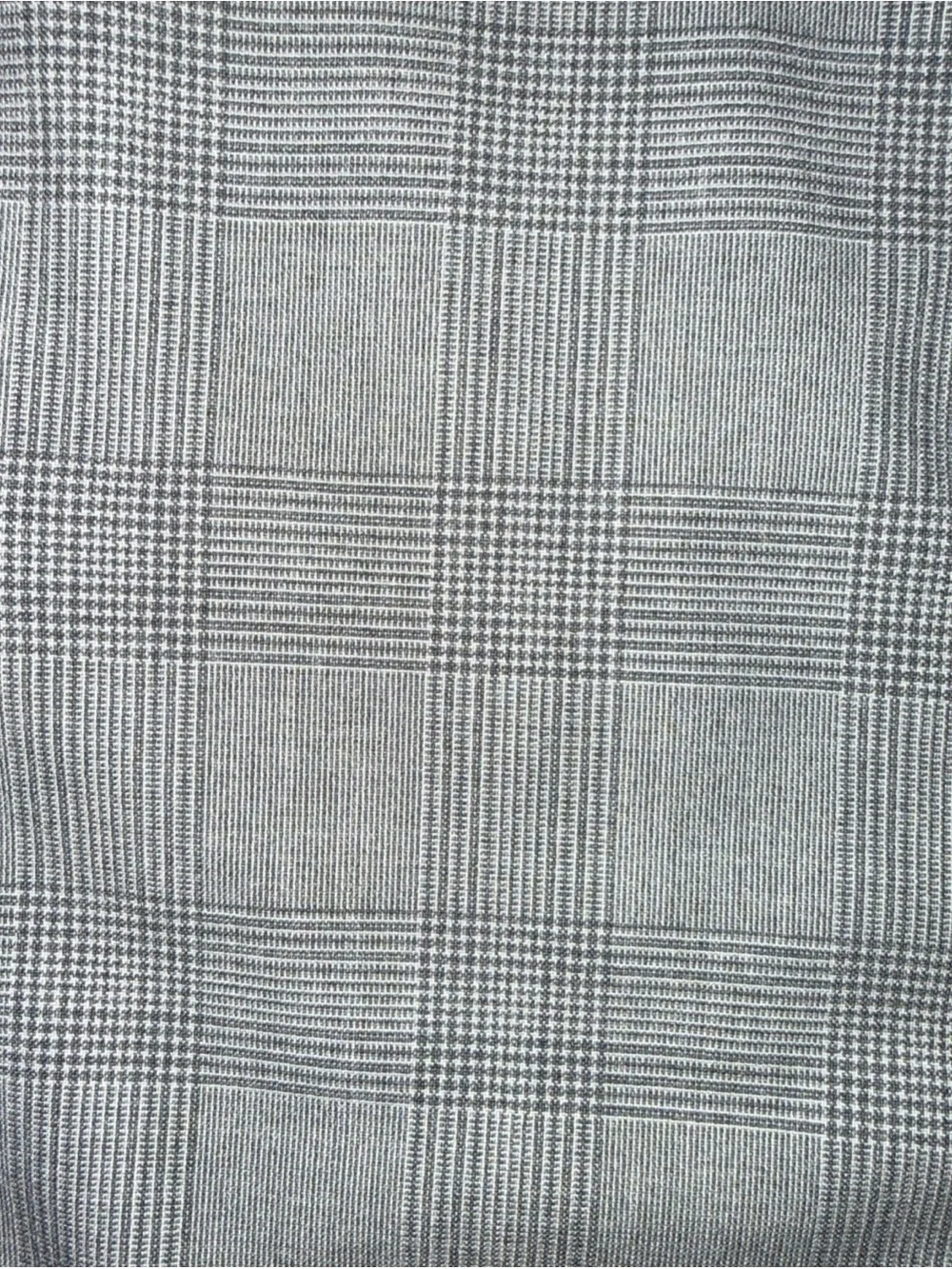 Zara Light Gray Plaid Dress Pants